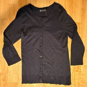 New York & Company Black Cardigan Sweater